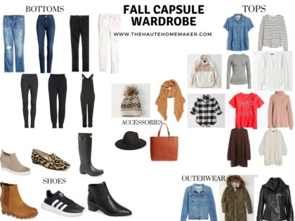 30 Piece Fall Capsule Wardrobe - The Haute Homemaker