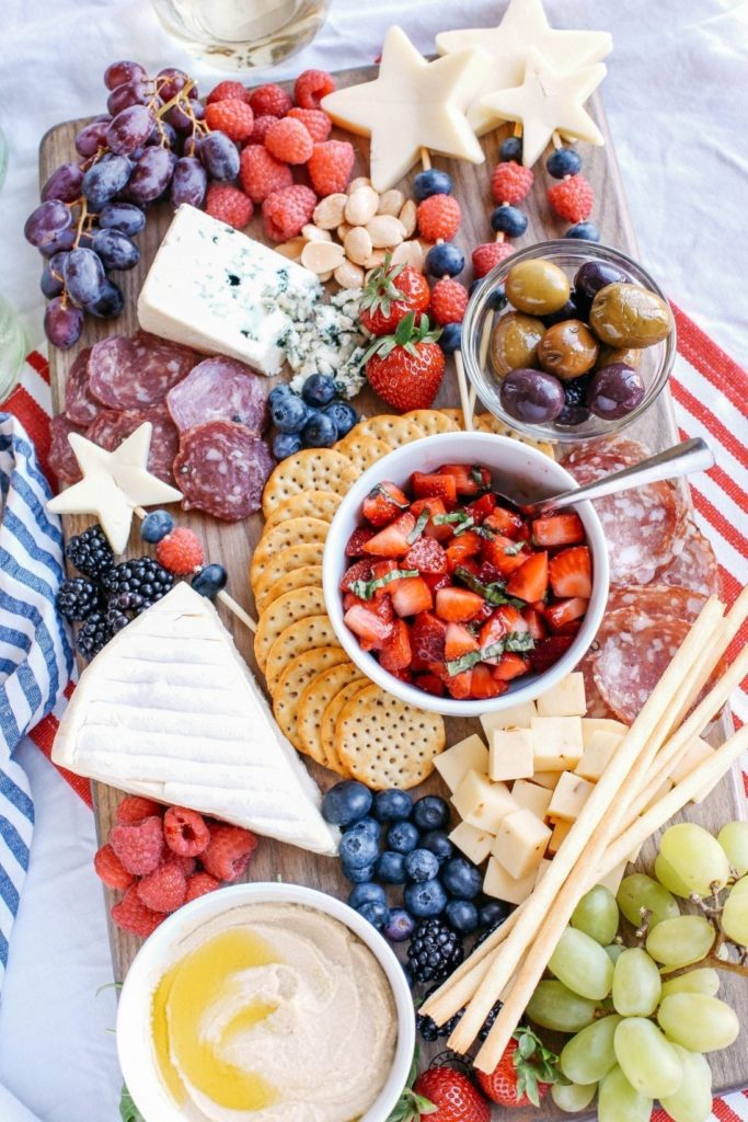 4th of July charcuterie board