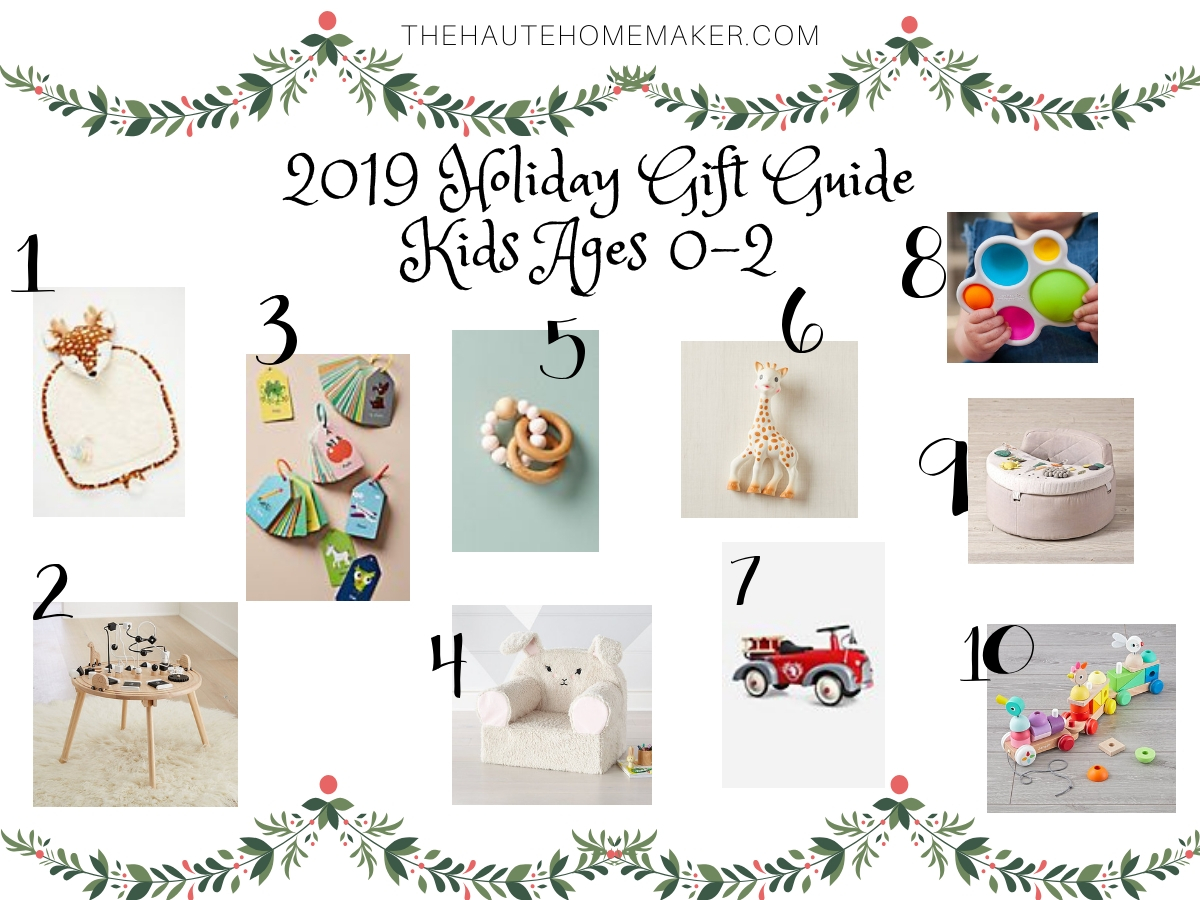 kids gift guide for ages 0-2