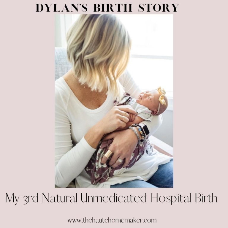 Dylan’s Birth Story| My 3rd Natural Hospital Birth