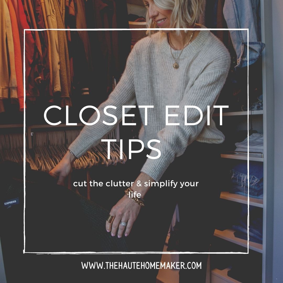 4 Tips For Organizing Your Closet - Haute Off The Rack