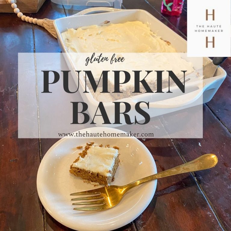 Gluten Free Pumpkin Bars