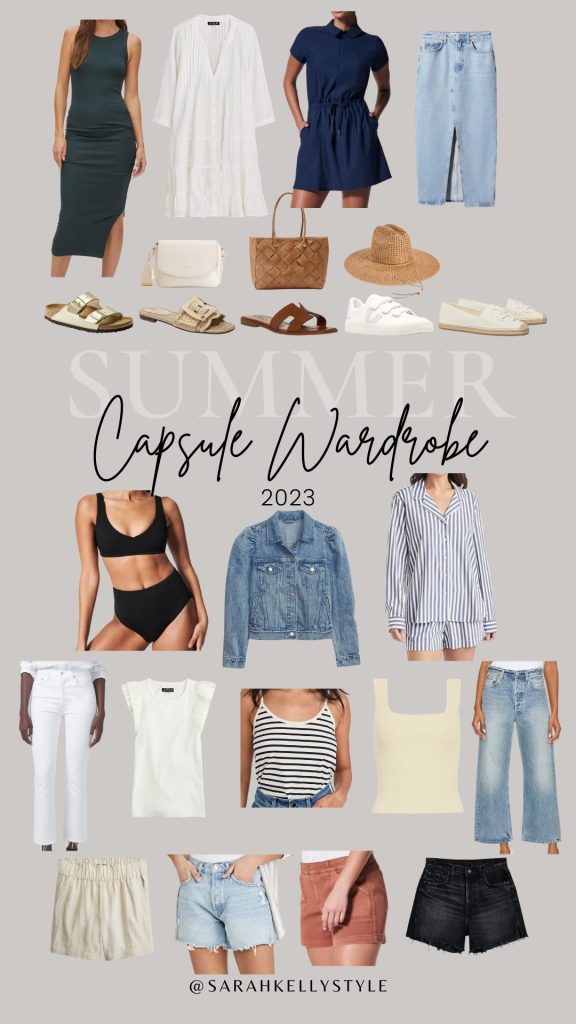 key summer staples capsule wardrobe 