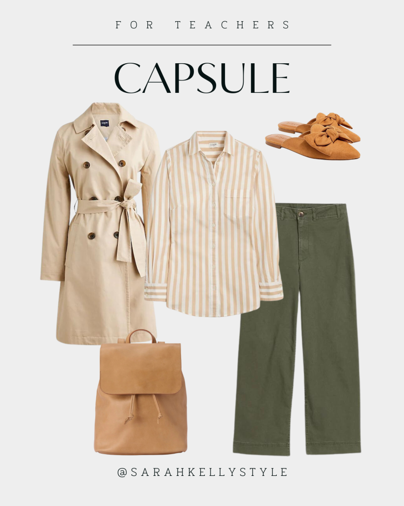 fall teacher capsule wardrobe outfit 