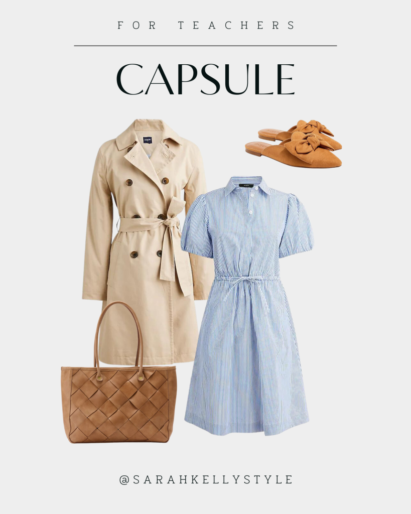 fall teacher capsule wardrobe outfit 