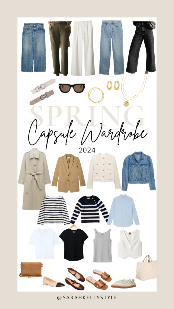 Spring Capsule Wardrobe 2024 pieces 